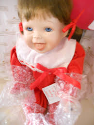Holly "my First Candy Cane" Porcelain Doll Ashton-drake 12 Inch Certificate  of Authenticity 1993 Original Box