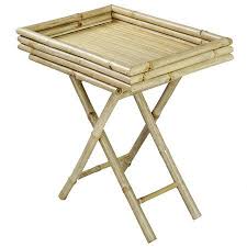 25 Natural Bamboo Folding Tray Table Walmart Com In 2020 Adjustable Table End Tables Tray Table