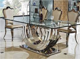 Save up to 70% off all furniture deals. China Royal Stainless Steel Glass Dining Table Set For Sale Sdt 016 China Dining Chair Sideboard
