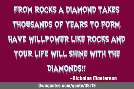 A diamond kata implementation written in rockstar. From Rocks A Diamond Takes Thousands Of Years To Form Have Ownquotes Com