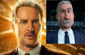 The main movie cast of Michael Bay's Armaggedon (1998) and the title page  of Fantastic Four Vol.3 #11 (also released in 1998). Notice how Johnny  Storm look a bit like actor Owen Wilson here.