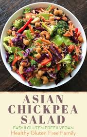 Asian Chickpea Salad Recipe Plant Based Diet Recipes Whole Food Recipes Healthy Recipes