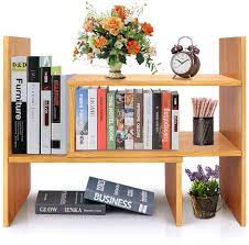 Discover great deals and new offers of bookshelf bookcase! Amazon Com Adjustable Desktop Bookshelf Desk Organizer Display Shelf Rack Counter Top Bookcase Free Style Display Shelf Rack Office Supplies Storage Shelf Book Rack Multipurpose Bookshelf For Office Kitchen Home Kitchen