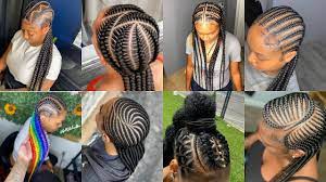 While the term 'ghana braids' can apply to a wide variety of different braiding patterns, each one starts with micro braids which slowly taper back, getting wider and fuller as more hair is added. Trendy Ghana Weaving Hairstyles For 2021 Best Hair Designs For Your New Look Youtube