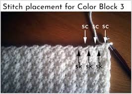 Instead, you will work the instructions up to. Color Block Triangle Scarf Crochet Pattern By Ned Mimi Underground Crafter