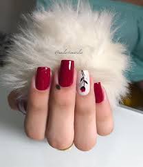 Uñas decoradas para fiestas en rojo. Unas Decoradas Rojo Pasion Facebook