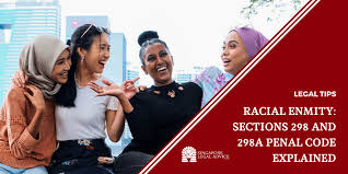 Here is a link to ca penal code 148g. Racial Enmity Sections 298 And 298a Penal Code Explained Singaporelegaladvice Com
