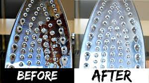 How To Clean A Steam Pressing Iron Bottom With Baking Soda & How To Remove  Burnt Cloth From Iron - Youtube