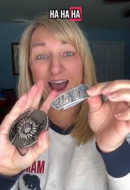 Belt with Hidden Brass Knuckles