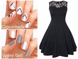 Crossroads And Valley Girl Would Look Great With That Little Black Dress You Have Color Street Nails Color Street Nail Polish