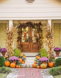 Beautiful Autumn Pumpkins Mums Fall Outdoor Decor Fall Decorations Porch Fall Porch