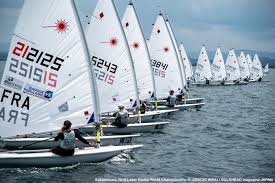 The laser radial world championships have been held every year since 1989, organized by the the event was held together with the women's laser radial world championships between 1989. 2019 Ilca Laser Radial World Championship At Miho Bay Japan Day 2
