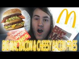 MCDONALD'S NEW BIG MAC BACON AND NEW CHEESY BACON FRIES REVIEW
