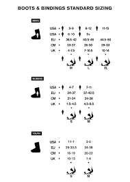 Burton Boots Sizing Online Charts Collection