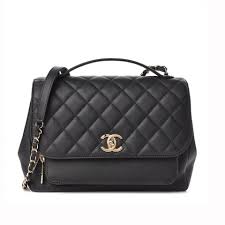 Chanel Classic Flap Business Affinity Large Size Black Leather Cross B In 2020 Black Leather Crossbody Bag Chanel Flap Bag Leather Crossbody Bag