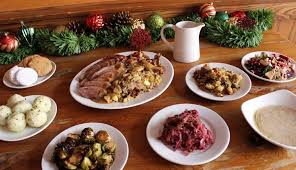 Goose or rabbit are popular dishes to eat on christmas day. Traditional German Christmas Goose Dinner With With Klopse Round Steamed Potato Dumplings Rotk Christmas Dinner Christmas Goose Dinner German Christmas Food