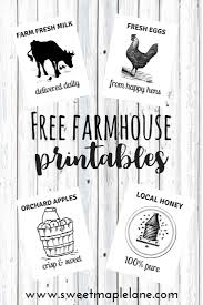 4 New Free Farmhouse Printables Sweet Maple Lane Farmhouse Printables Farmhouse Printables Free Kitchen Printables