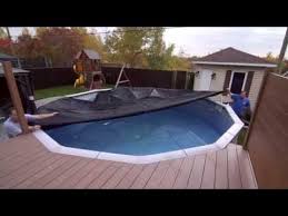 Toile Soleil Winter Cover For Above Ground Pool Youtube