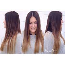 Ombre Subtle Balayage Brown Beige Blonde Long Hair Straight Hair No Layers Face Frame Straight Hairstyles Long Hair Styles Hair