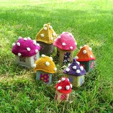Maisons Anisbee Maison En Crochet Champignon Crochet Confection Au Crochet