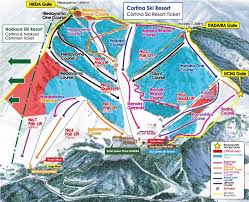 As the japan ski resort map below shows, the renowned ski resorts of hakuba, nozawa onsen and shiga kogen are located within these regions. Cortina Ski Resort Hakuba Valley Trail Map Liftopia