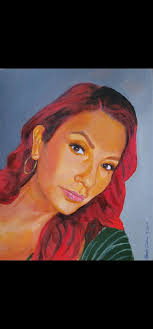 Acrylic Portrait of Daughter