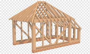 The process became a whole lot easier for me when i realized that the primary challenge in building a hip roof is one of layout, not math. Hip Roof Timber Framing Truss Roof Angle Outdoor Structure Framing Png Pngwing