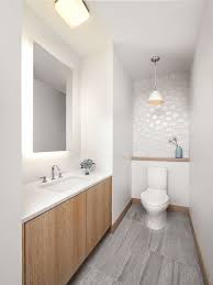 Large marble sink in modern bathroom. Stunning Furniture Marvelous Half Bathrooms Design Ideas 50