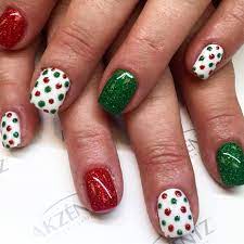 Cool nail designs will show that you are a cool girl. 25 Easy Christmas Nail Art Designs To Try Yourself Elephant On The Road Christmas Nails Easy Xmas Nails Christmas Nails