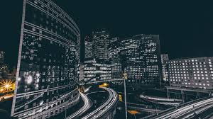 La Defense Duvar Kagitlari Indirin Cityscape Gece Sehir Isiklari Gece Trafik Trafik Isiklari Karanlik Siyah Metropolitan Night City City Hd Wallpaper