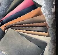 Semi Suede Faux Leather Vinyl With Matt Finish Fabric for ...