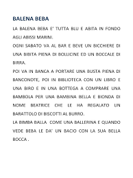 Storiella Per Imparare La Lettera B Reading Practice Stories For Kids Learning Italian