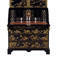 Extremely functional and compact, these versions of the classic secretary hide office clutter in a snap. Secretary Desk In Chinoiserie Style Dessaive Selected