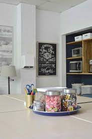 If you paint a room in bright colors like red or orange, which are warm colors then the employees are going to feel rather active and alive in the room. Faculty Room Makeover Teachers Lounge Decor Teachers Lounge Makeover Teachers Room