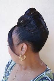 My Style Black Hair Updo Hairstyles Roll Hairstyle French Roll Hairstyle