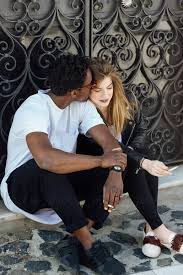 Attractive Young Black And White Couple Smoking A Cigarettes By Mosuno Valentine Valentines Day Stocksy United Search, discover and share your favorite couple black and white gifs. attractive young black and white couple