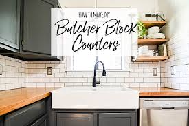 Make Diy Butcher Block Countertop