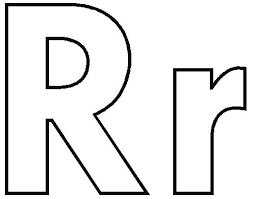 Bubble Letter R Coloring Pages Bubble Letters Letter R Lettering Alphabet
