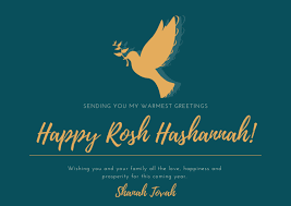 Rosh hashanah is the only jewish holiday that is two days long both outside and inside of israel. Happy Rosh Hashanah
