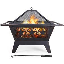 They offer some of the greatest warmth of any fire pits, so if you're in a cold climate, they may be optimal for you. Smilemart 32 Iron Fire Pit Heating Equipment Bbq Fire Bowl With Mesh Cover Grills Poker For Patio Garden Camping From Walmart Accuweather Shop