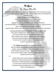 The Raven Poem And Answer Key By Mckenziescreations Tpt