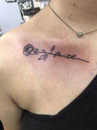 Rose Faith Tattoo Faith Tattoo Faith Tattoo Designs Writing Tattoos