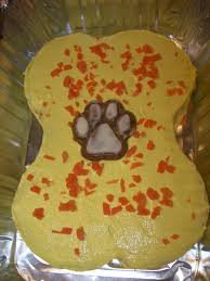 All Natural Doggy Birthday Cake Made With Human Grade Pet Safe Ingredients Right Down To The Carob Dog Paw Safe Ingredients Dog Birthday Carob