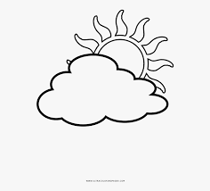 Dalam mewarnai beberapa bagan gambar bunga ini, anda sanggup memakai pensil warna maupun crayon. Partly Cloudy Coloring Page Mewarnai Gambar Matahari Dan Awan Free Transparent Clipart Clipartkey