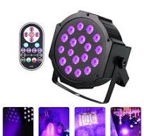 LED-UV-PAR-Lichter, IP65, wasserdicht, für den Außenbereich, LED, 18 W,  UV-Bühnenwasch-/Blitzlichter, DMX512-steuerbar, mehrere Lichter,  verknüpfbare ...