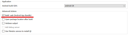 One of the many benefits you get when after you've created your android app bundle, you can test how google play will generate the respective apks when deployed to a device. Packaging Qt Application Into Android App Bundle Aab Developernote Com