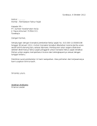 Contoh Surat Pembatalan Faktur Pajak Doc Di 2020 Surat Pengikut Tanggal