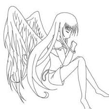 Download printable cat coloring pages to print for free. Long Haired Chibi Anime Character Coloring Page Angel Coloring Pages Mermaid Coloring Pages Anime Coloring Pages