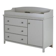 South Shore Cotton Candy Changing Table Meja