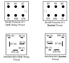 In the 944 turbo, the primary relay powers the this might be caused by broken solder joint inside the relay. Porsche 911 Dme Wiring Diagram How To Read A Control Wiring Diagram Atv Tukune Jeanjaures37 Fr
